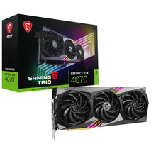 Charger l&#39;image dans la galerie, Carte Graphique MSI GEFORCE RTX 4070 GAMING X TRIO 12G 12 GB RAM GDDR6X