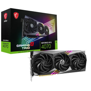 Carte Graphique MSI GEFORCE RTX 4070 GAMING X TRIO 12G 12 GB RAM GDDR6X