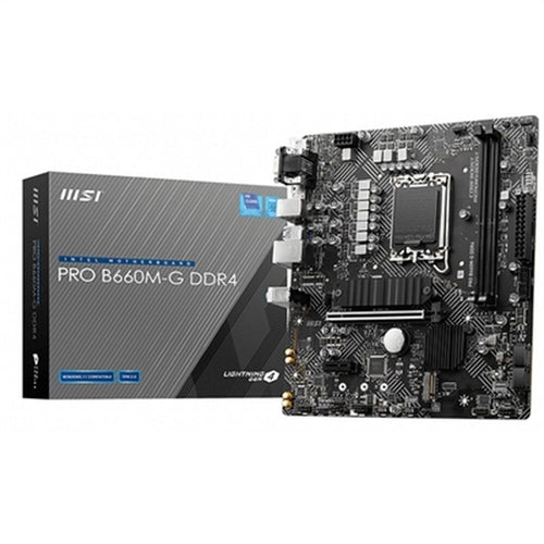 Carte Mère MSI PRO B660M-G DDR4 Intel INTEL B660 LGA1700 LGA 1700