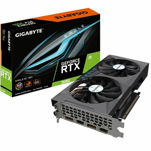 Carte Graphique Gigabyte GV-N3060EAGLE OC-12GD V2 12 GB GDDR6 GeForce RTX 3060