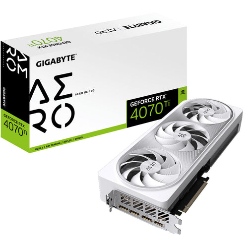 Carte Graphique Gigabyte GeForce RTX 4070 Ti AERO OC 12G 12 GB GDDR6X 12 GB GDDR6 GDDR6X