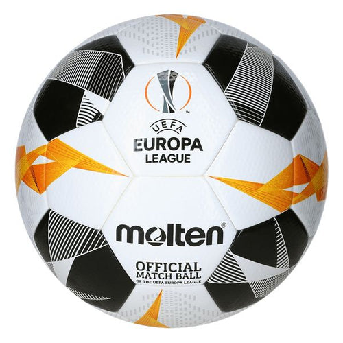 Ballon de Football Molten F5U5003-G19 UEL Blanc Simili-cuir (Taille 5)