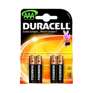 Piles Alcalines LR03 DURACELL AAA (4 pcs)