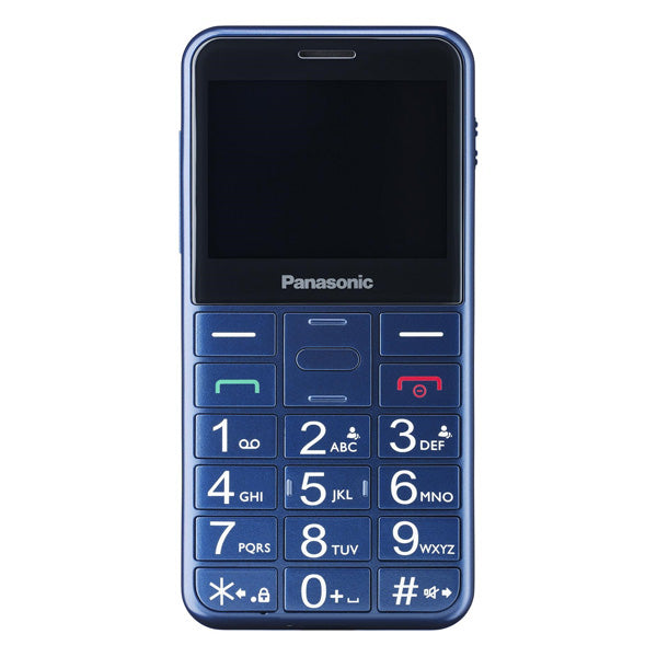 Téléphone portable pour personnes âgées Panasonic Corp. KX-TU150 TFT LCD Dual SIM Bleu