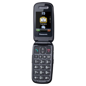 Téléphone portable pour personnes âgées Panasonic KX-TU456EXCE 2,4" LCD Bluetooth USB