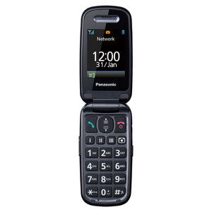 Téléphone portable pour personnes âgées Panasonic KX-TU456EXCE 2,4" LCD Bluetooth USB