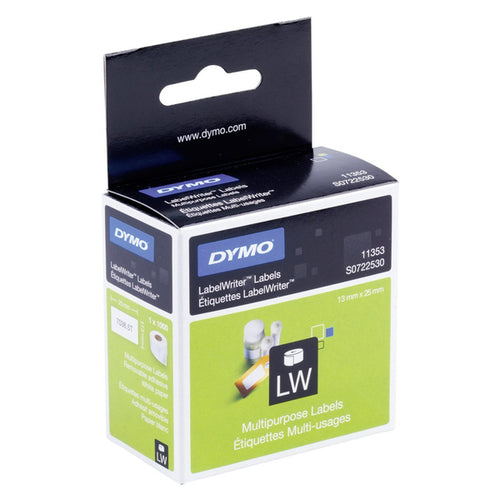 Etiquettes pour Imprimante Dymo (13 mm x 25 mm) (Refurbished A+)