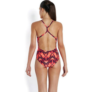 Maillot de bain femme Speedo Allover Riplleback Imprimé (Taille 32)