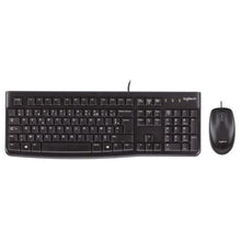 Charger l&#39;image dans la galerie, Clavier et Souris Optique Logitech 920-002550 1000 dpi USB Noir