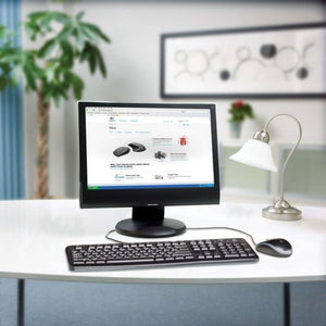 Clavier et Souris Optique Logitech 920-002550 1000 dpi USB Noir