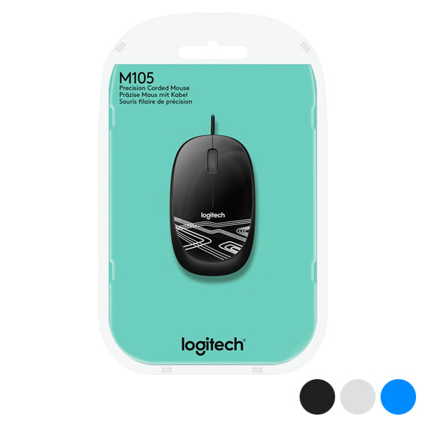 Souris Optique Logitech M105 1000 dpi USB