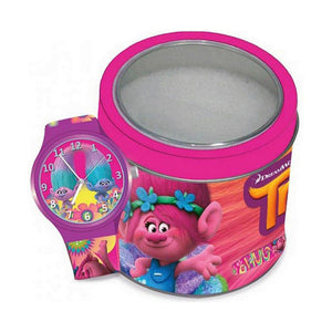 Montre Enfant Cartoon TROLLS - Tin Box