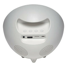 Charger l&#39;image dans la galerie, Radio-réveil Denver Electronics CRLB-400 FM Bluetooth LED Blanc