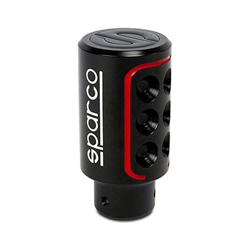 Pommeau de levier de vitesse Sparco SPC RACING Noir/Rouge