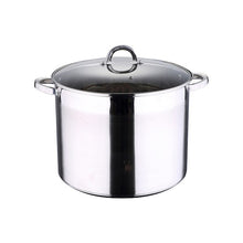 Charger l&#39;image dans la galerie, Casserole avec couvercle en verre Renberg 20 L Acier inoxydable