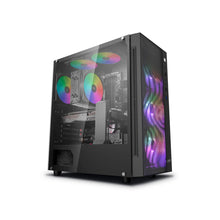 Charger l&#39;image dans la galerie, Boîtier ATX semi-tour DEEPCOOL Matrexx 55 Mesh ADD-RGB 4F ARGB Noir