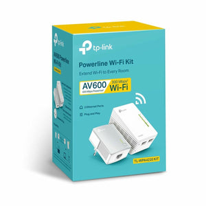 Powerline TP-Link TL-WPA4220KIT 300 Mbps Wi-Fi (2 uds)