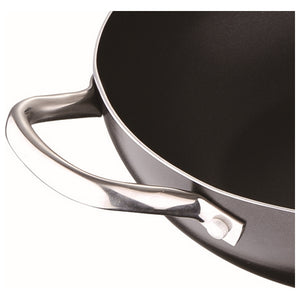 Wok San Ignacio Profesional Chef Noir Aluminium forgé (Ø 28 cm)