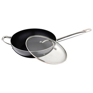 Wok San Ignacio Profesional Chef Noir Aluminium forgé (Ø 28 cm)