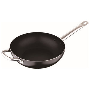 Wok San Ignacio Profesional Chef Noir Aluminium forgé (Ø 28 cm)