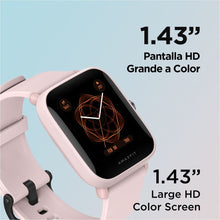 Charger l&#39;image dans la galerie, Montre intelligente Amazfit Bip U Pro 1,43&quot; GPS Bluetooth Noir Rose