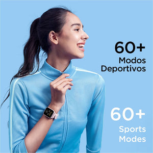Montre intelligente Amazfit Bip U Pro 1,43" GPS Bluetooth Noir Rose