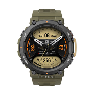 Montre intelligente Amazfit T-Rex 2 1,39" Noir Vert