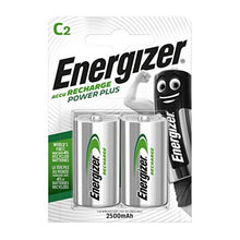 Charger l&#39;image dans la galerie, Piles Rechargeables Energizer ENRC2500P2 C HR14 2500 mAh