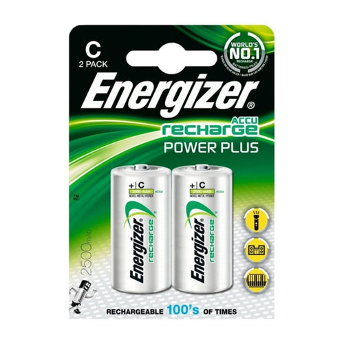 Piles Rechargeables Energizer ENRC2500P2 C HR14 2500 mAh