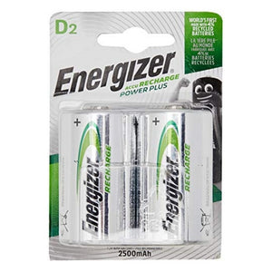 Piles Rechargeables Energizer ENRD2500P2 HR20 D2 2500 mAh