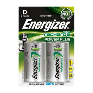 Piles Rechargeables Energizer ENRD2500P2 HR20 D2 2500 mAh