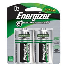 Charger l&#39;image dans la galerie, Piles Rechargeables Energizer ENRD2500P2 HR20 D2 2500 mAh