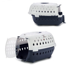 Charger l&#39;image dans la galerie, Cage de Transport Bleu Plastique Blue marine (50 x 34 x 34 cm)
