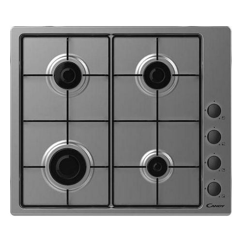 Plaque au gaz Candy CHW6LBX 60 cm Gaz naturel (4 Feux à gaz)