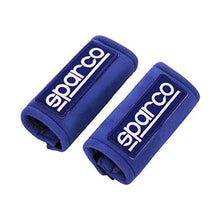 Charger l&#39;image dans la galerie, Coussinets de ceinture de sécurité Sparco 01099AZ Mini Bleu (2 uds)