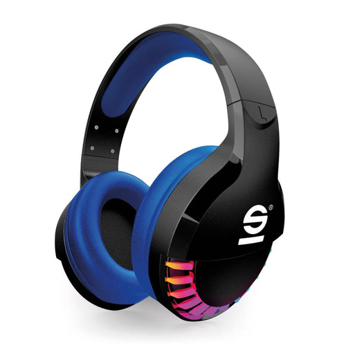 Casques avec Microphone Sparco SPWHEADPHONE Noir/Bleu