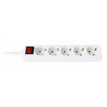 Charger l&#39;image dans la galerie, Multiprise 5 Prises avec Interrupteur Ewent EW3916 Schuko Blanc