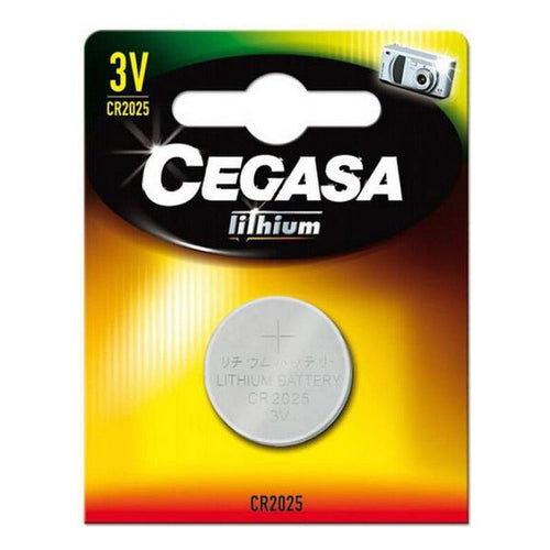 Pile Bouton au Lithium Cegasa CR2025 3V