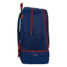 Charger l&#39;image dans la galerie, Sac de Sport avec Porte-Chaussures F.C. Barcelona 20/21 Bordeaux Blue marine