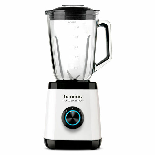 Bol mixeur Taurus SUCCO GLASS 1,5 L Blanc 1000 W 5 L 1300 W