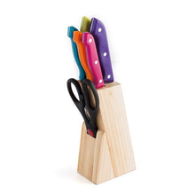 Charger l'image dans la galerie, Ensemble de couteaux de cuisine et support Quid Marbore (6 pcs)