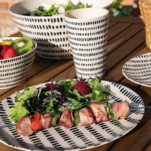 Assiette Quid Print Bambou