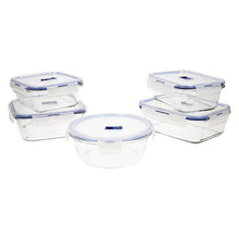 Charger l&#39;image dans la galerie, Ensemble de Boîtes à Lunch Luminarc Pure Box Active (5 pcs) Verre