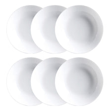 Charger l&#39;image dans la galerie, Service de vaisselle Luminarc Diwali 6 pcs Blanc verre (20 cm)