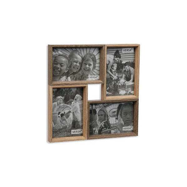 Porte photos mural Bois MDF (2,3 x 27 x 27 cm)