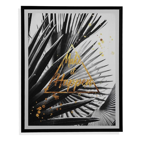 Cadre Make It Happen Toile (2,5 x 50 x 40 cm)