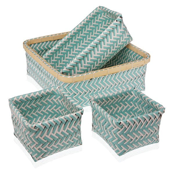 Set de basket polypropylène (4 Pièces) (31 x 12 x 31 cm)