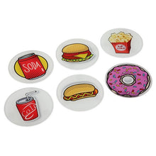 Charger l'image dans la galerie, Dessous de verres Verre Bandes dessinées (6 pcs)