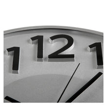 Charger l&#39;image dans la galerie, Horloge Murale Plastique (4,3 x 30 x 30 cm) Argent