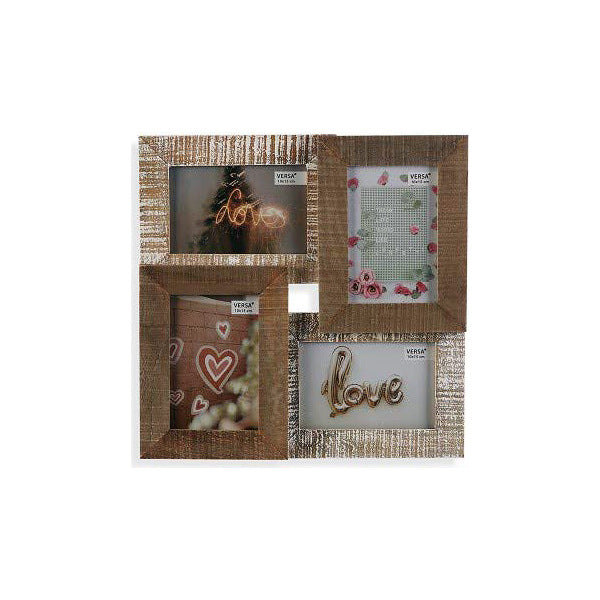 Porte photos mural Bois MDF (2 x 33 x 33,5 cm)